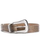 B-low The Belt Calf Leather Belt - Neutrals