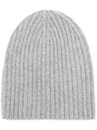 Loro Piana Rib Knit Beanie - Grey