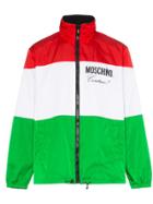 Moschino Italian Flag Logo Jacket - 0215 Red White Green