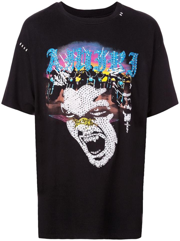 Amiri Graphic Printed T-shirt - Black
