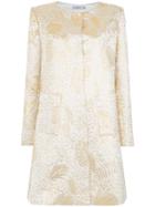 Isolda Printed Coat - Nude & Neutrals