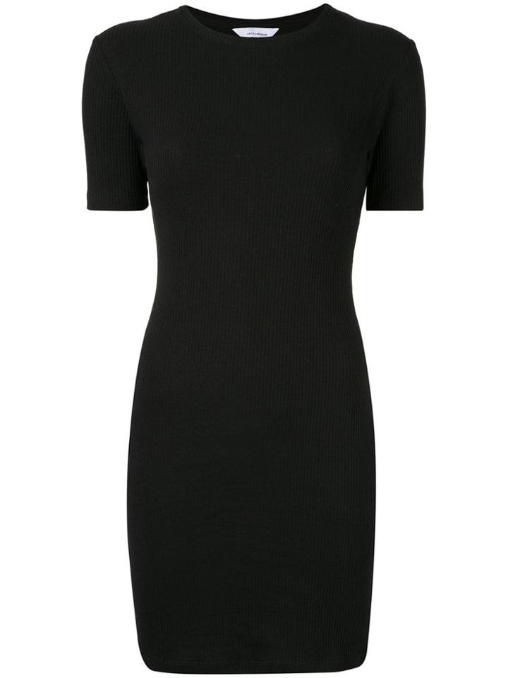 Kacey Devlin Fitted Mini Dress - Black