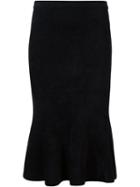 Grey Jason Wu Peplum Hem Fitted Skirt, Women's, Size: Small, Black, Nylon/polyester