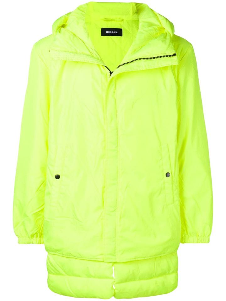 Diesel Padded Shell Jacket - Yellow