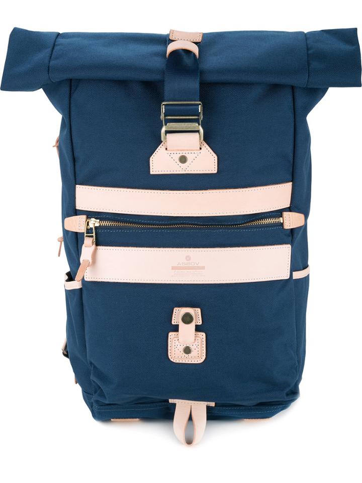 As2ov Attachment Roll Top Bag - Blue