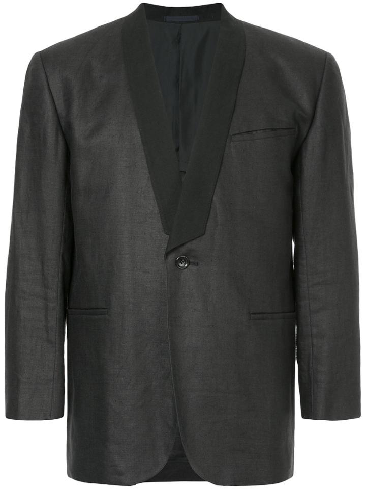 Comme Des Garçons Vintage Shawl Lapels Blazer - Black
