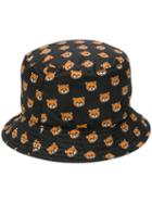 Moschino Teddy Bear-print Bucket Hat - Black
