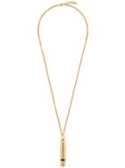 Victoria Beckham Whistle Pendant Necklace - Gold