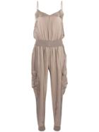 Cinq A Sept Amia Twill Jumpsuit - Brown