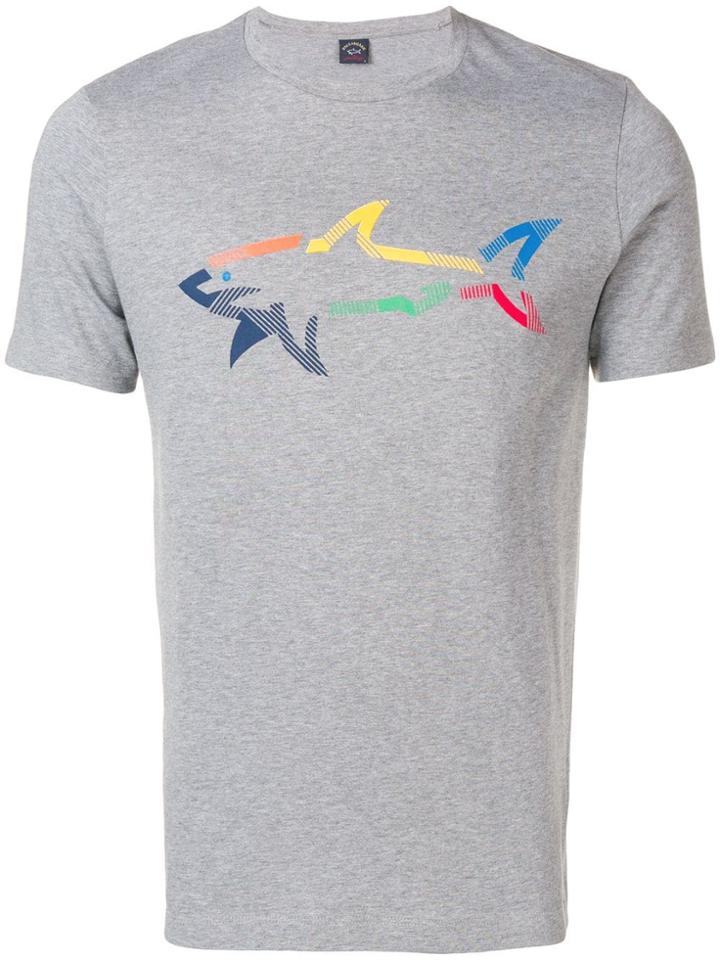 Paul & Shark Printed T-shirt - Grey
