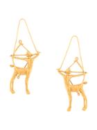 Givenchy Sagittarius Zodiac Earrings - Metallic