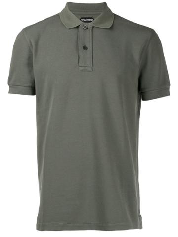 Tom Ford Piqué Polo Shirt - Green