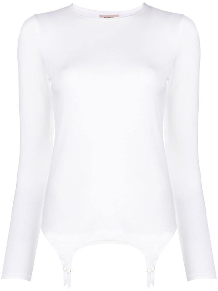 Murmur Suspender Blouse - White