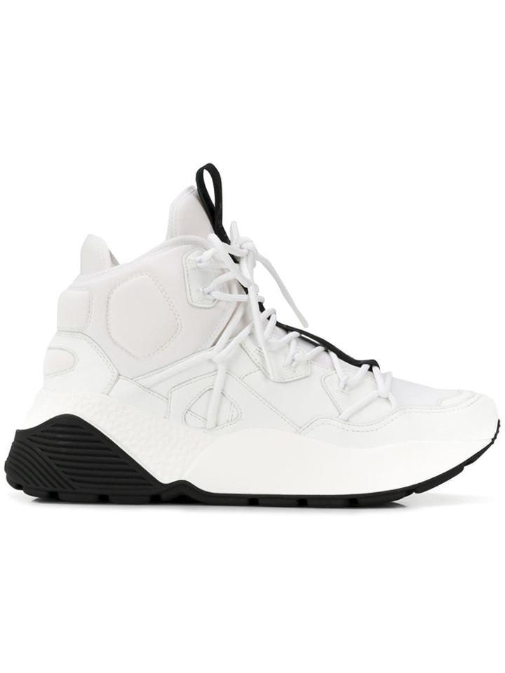 Stella Mccartney White Eclypse 45 High Top Chunky Sneakers
