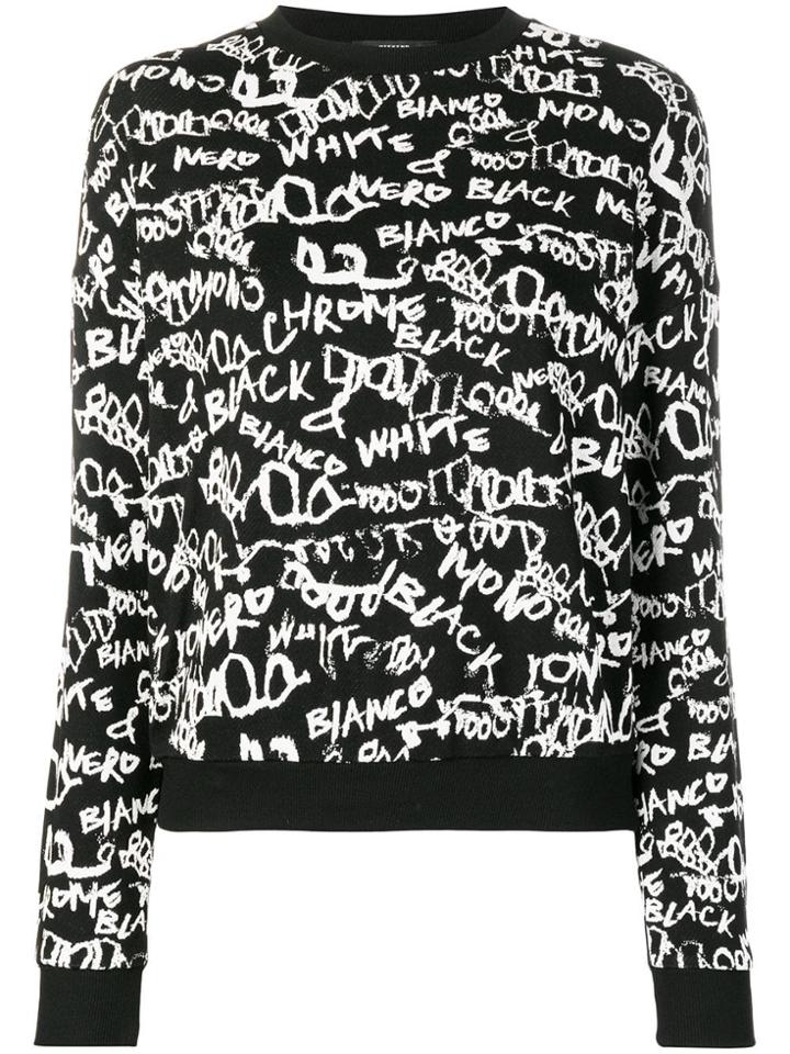 Max Mara Round Neck Sweatshirt - Black