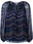 Diane Von Furstenberg Tassel Detail Blouse