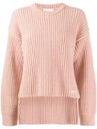 Genny Ribbed Design Jumper - Neutrals