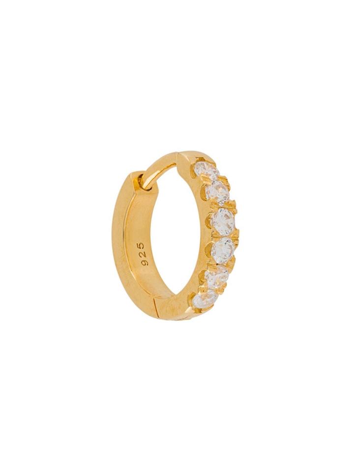 Northskull Huggie Hoop Single Earring - Gold