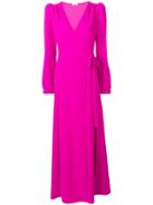 P.a.r.o.s.h. Maxi Wrap Dress - Pink