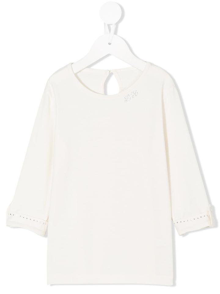 Lapin House - Logo Detail Dress - Kids - Cotton/spandex/elastane - 4 Yrs, Nude/neutrals