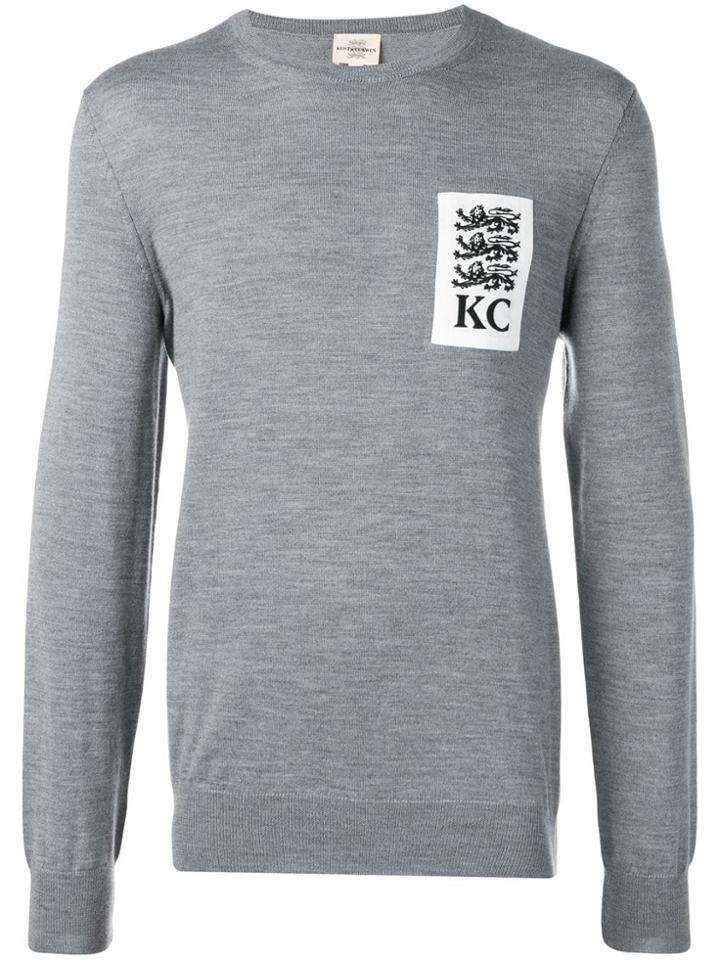 Kent & Curwen Three Lions Sweater - Grey