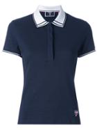 Sandrine Polo Shirt - Women - Cotton/spandex/elastane - 36, Blue, Cotton/spandex/elastane, Rossignol