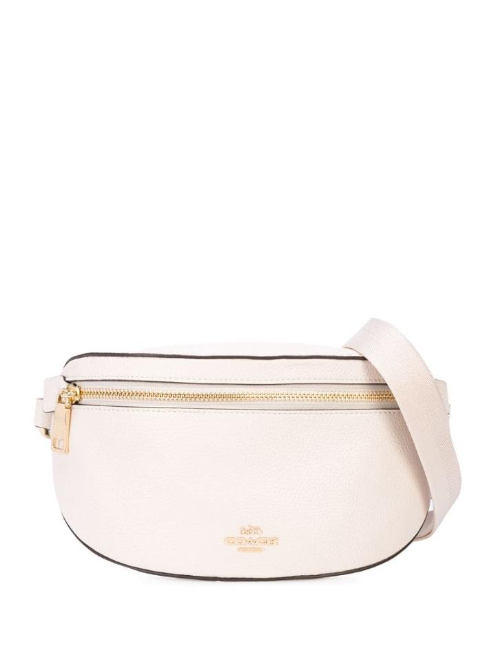 Coach Pebble Belt Bag - White