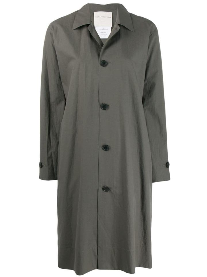 Stephan Schneider Button Shirt Coat - Green