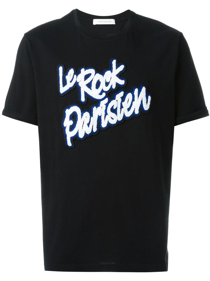 Pierre Balmain Front Appliqué T-shirt