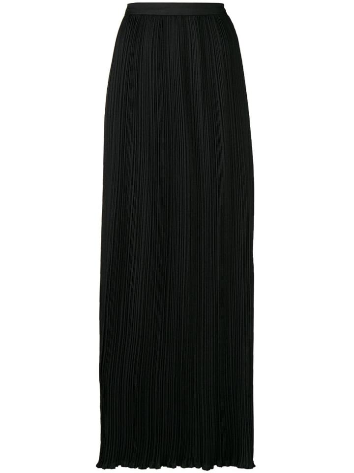 Jean Varon Vintage 1976 Pleated Long Skirt - Black