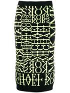 Michael Kors Collection Knitted Pencil Skirt - Black