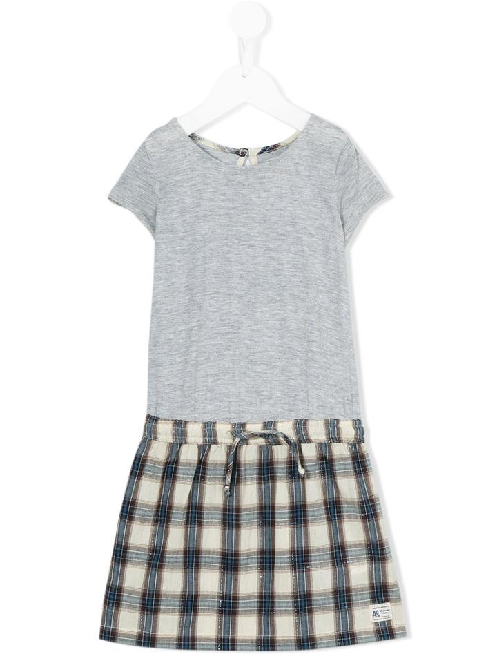 American Outfitters Kids Patchwork Dress, Girl's, Size: 10 Yrs, Grey