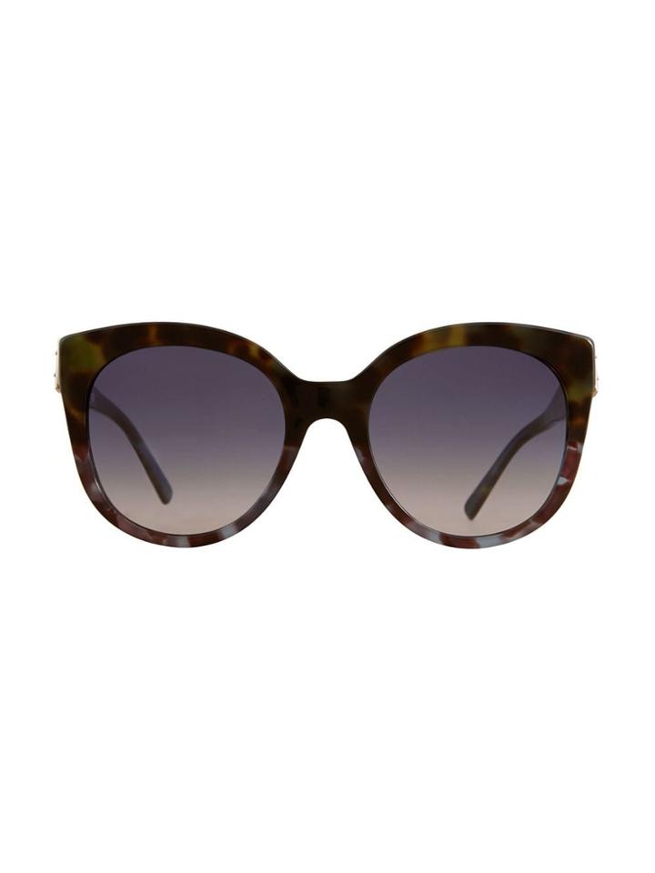 Burberry Buckle Detail Cat-eye Frame Sunglasses - Green