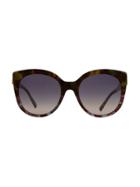 Burberry Buckle Detail Cat-eye Frame Sunglasses - Green