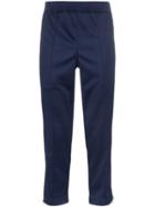 Comme Des Garçons Shirt Blue Striped Cropped Sweat Pants