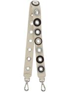 Orciani Eyelet Bag Strap - Nude & Neutrals