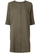 Peter Cohen - Shirt Dress - Women - Silk - S, Green, Silk