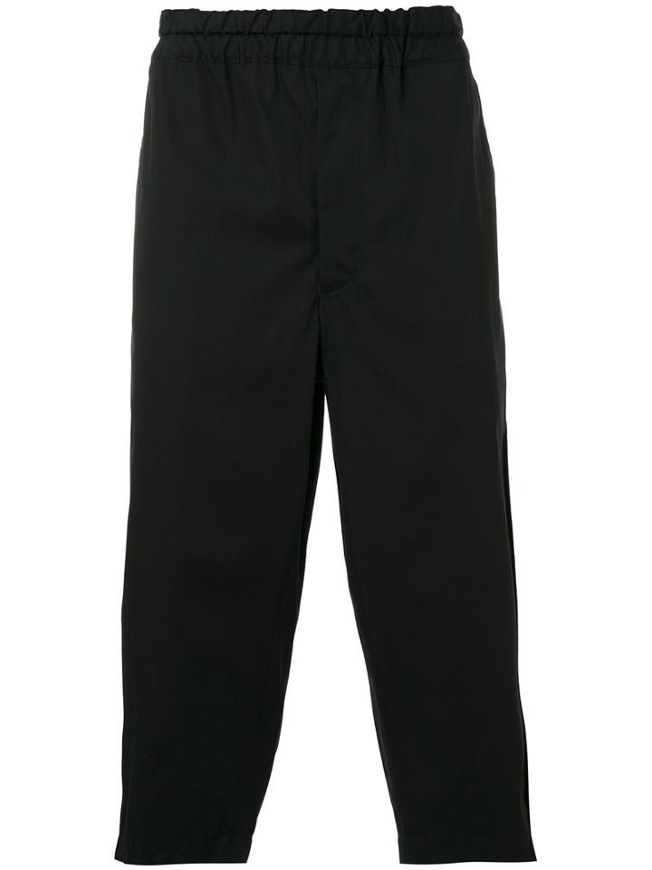Comme Des Garçons Shirt - Cropped Trousers - Men - Cotton - Xl, Black, Cotton