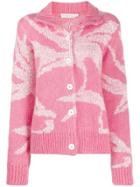 Tory Burch Wool Knitted Cardigan - Pink