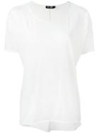 Blk Dnm Plain T-shirt, Women's, Size: Small, White, Cotton/polyester