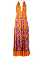 Gucci Rose Garden Print Dress - Yellow & Orange