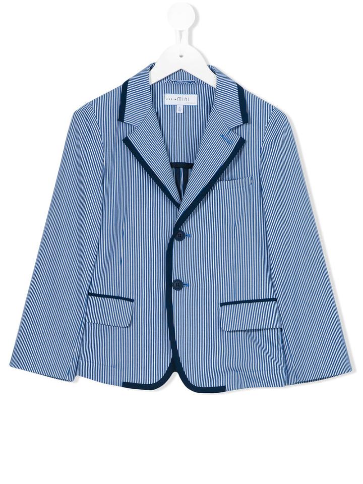 Simonetta - Two Button Blazer - Kids - Cotton - 2 Yrs, Toddler Boy's, Blue