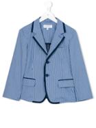 Simonetta - Two Button Blazer - Kids - Cotton - 2 Yrs, Toddler Boy's, Blue