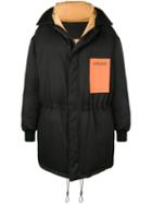 Raf Simons Oversized Reversible Padded Jacket - Black