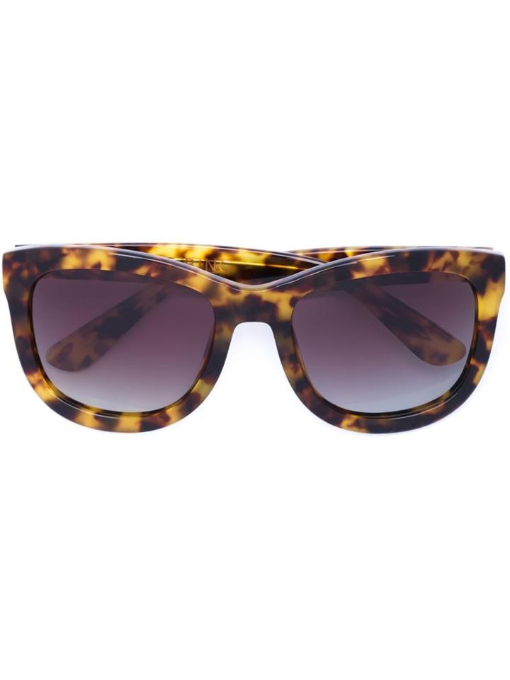 Anine Bing Los Angeles Sunglasses, Women's, Brown, Polycarbonite