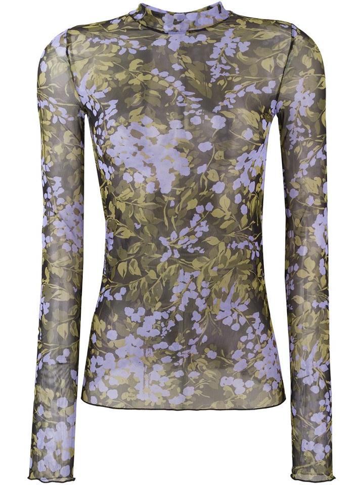 Ssheena 'lilla' Blouse, Women's, Size: Xs, Pink/purple, Polyester/spandex/elastane