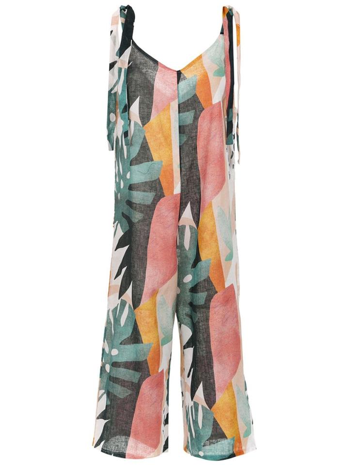 Brigitte Printed Jumpsuit - Multicolour