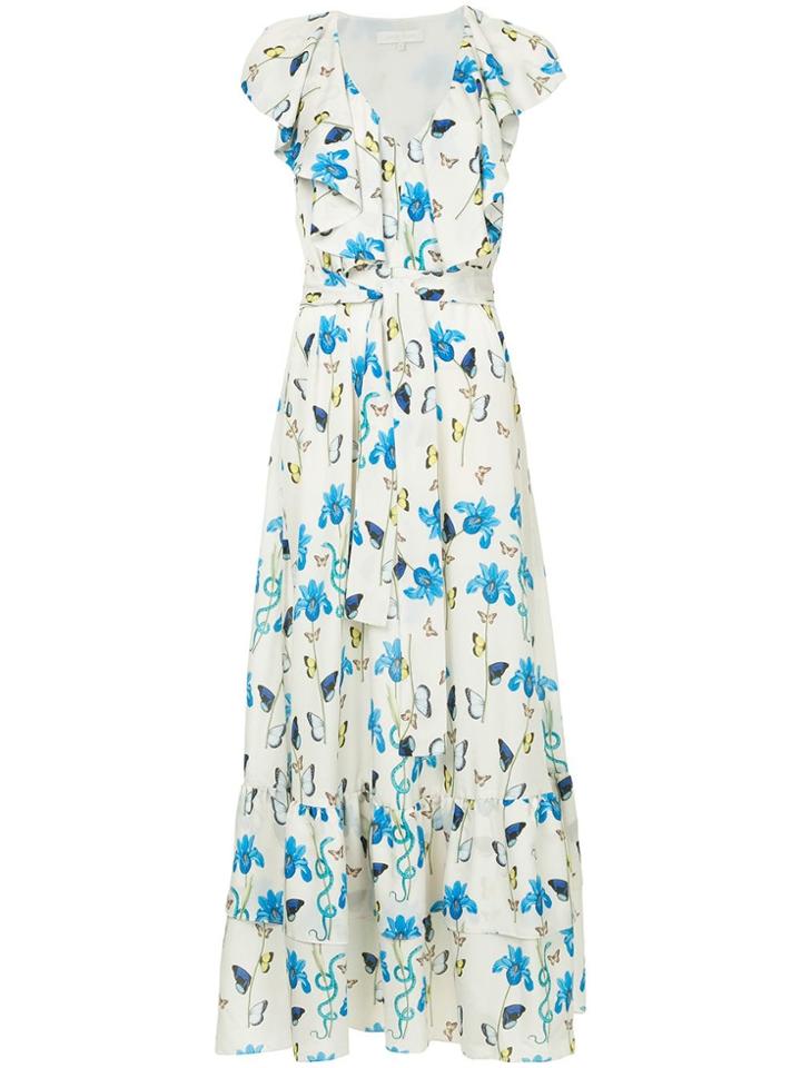 Borgo De Nor Floral Printed Flared Dress - Multicolour