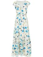 Borgo De Nor Floral Printed Flared Dress - Multicolour