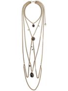 Alexander Mcqueen Gothic Layered Necklace - Gold